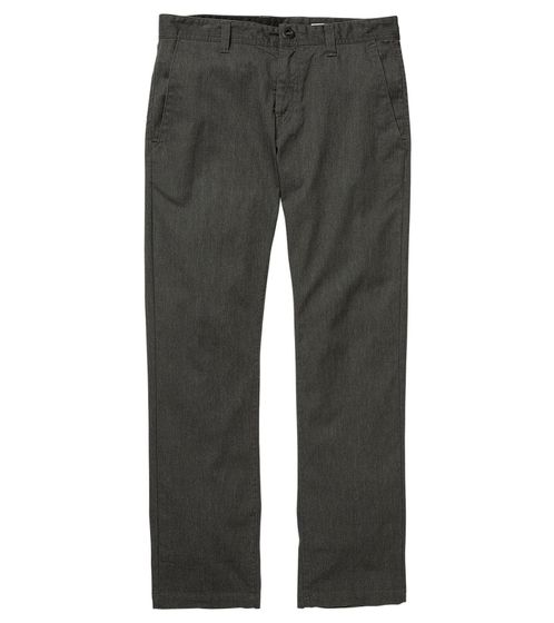 VOLCOM Frickin men's chino pants, fashionable cotton pants, modern stretch A1131807 CHH dark grey