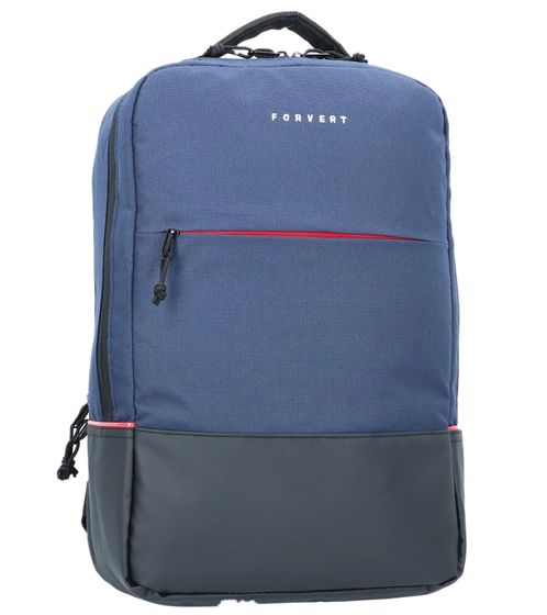 forvert Lance Rucksack schöner Alltags-Rucksack mit gepolstertem Rücken 23 Liter 880813 Navy