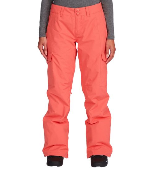 Pantalon de neige femme DC Shoes Nonchalant, pantalon d'hiver déperlant avec traitement DWR ADJTP03011 MKZ0 Corail