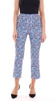 Pack of 2 Aniston CASUAL ladies 7/8 trousers casual summer trousers with floral pattern economy pack 17521410 Blue