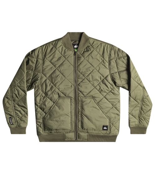 Quiksilver Mysto Bombie men's autumn jacket, fashionable outdoor jacket with patch pockets EQYJK03909 CRE0 olive green