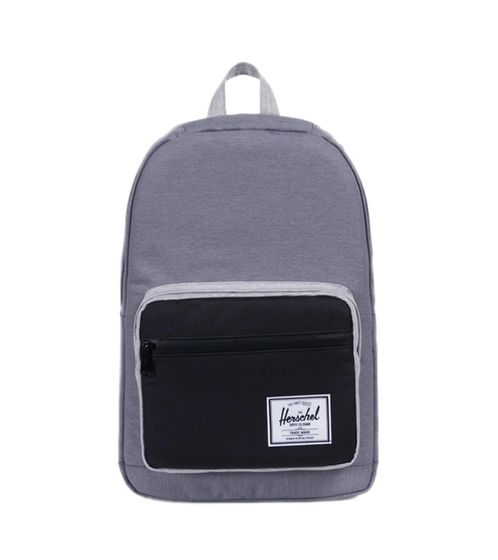 Herschel Pop Quiz klassischer Rucksack mit Laptopfach Tagesrucksack 10011-02213 22L Grau/Schwarz