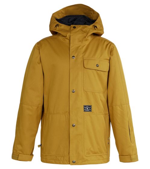 DC SERVO Veste de snowboard imperméable pour homme Veste d'hiver Veste de ski ADYTJ03045 Jaune