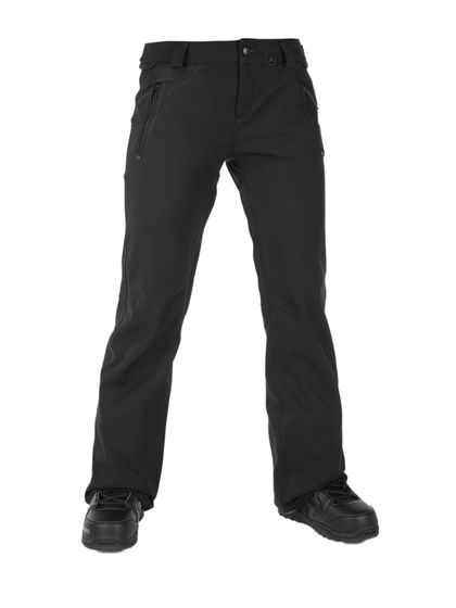 Pantalón de nieve VOLCOM Species Stretch para mujer, pantalón de invierno, corte ajustado con sistema Zip Tech 505140-02-0007 FW19 negro