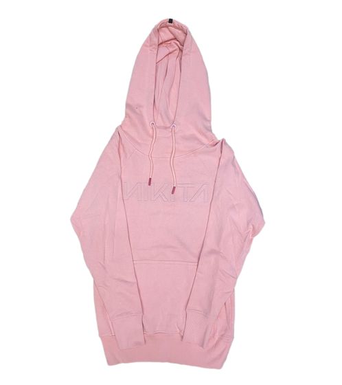 NIKITA Reykjavik women's cotton sweater with drawstring and kangaroo pocket NOWFREY PNK pink