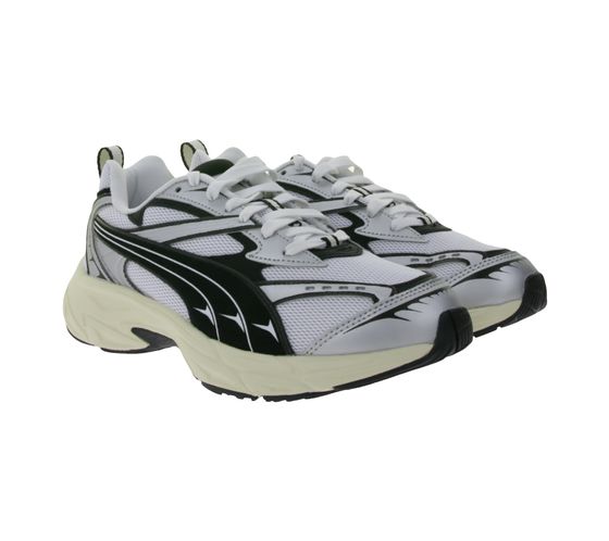 Zapatillas de baloncesto para hombre PUMA Genetics con zapatillas deportivas ProFoam 309691 01 blanco/negro/amarillo