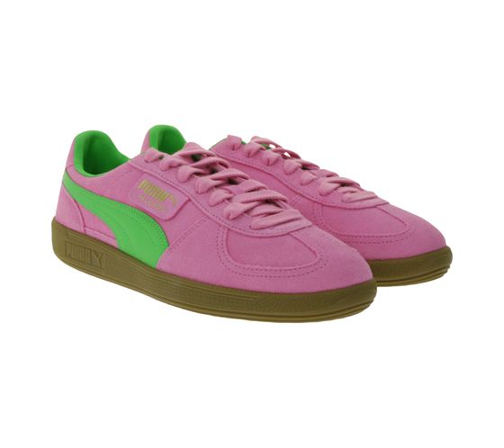 PUMA Palermo Special baskets de tous les jours chaussures en cuir véritable chaussures de sport basses 397549 01 rose/vert