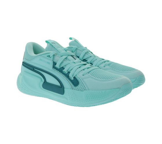 PUMA Court Rider Chaos Slash Basketball Shoes Men's Indoor Shoes 378052 04 Turquoise