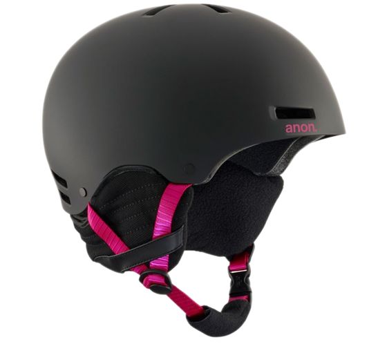 anon. Greta casque de ski pour femme avec système d'ajustement standard casque de protection de la tête avec porte-masque amovible 15236102004 noir