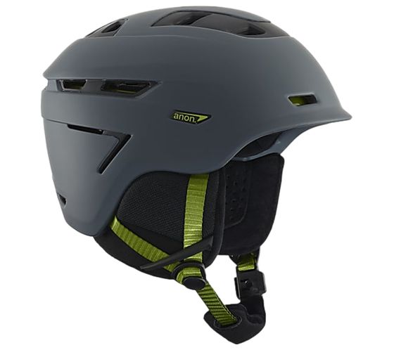 anon. Echo men's ski helmet with 360° Boa adjustment system snowboard helmet with Fidlock buckle 18569100020 gray/green