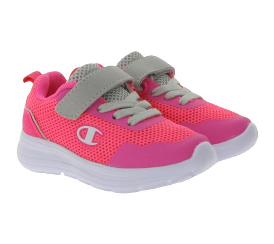 Champion Low Cut Carrie G TD Zapatillas para niños con malla transpirable Medio calzado para niños pequeños S30966-S18-PS002 Rosa