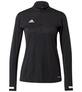 Sweat-shirt d'entraînement adidas Tiro LS pour femme avec technologie AEROREADY sweat-shirt demi-zip HU0319 noir