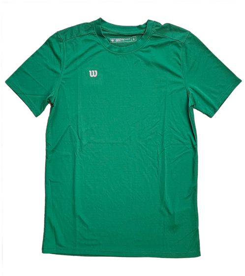 Wilson Camiseta Deportiva Sostenible para Hombre Camiseta de Entrenamiento Fitness OUT-BB-M-06/39 Verde