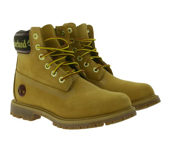 Timberland 6 pouces Premium chaussures hautes pour femmes bottes en cuir véritable résistantes aux intempéries TB 0A25MK 231 marron clair