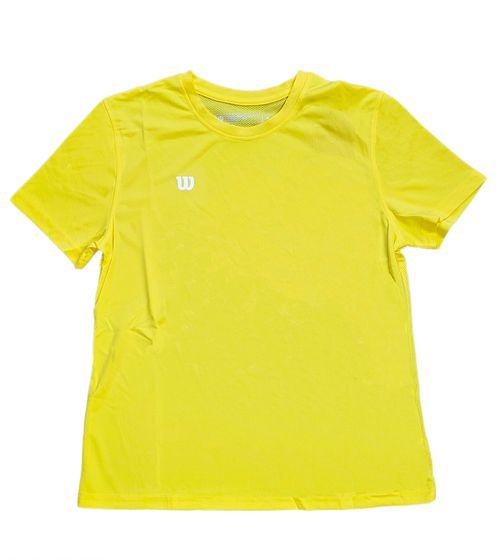 Wilson Damen nachhaltiges Sport-Shirt Trainings-Shirt T-Shirt Fitness OUT-BB-W-06/40 Gelb