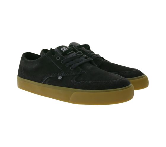 ELEMENT Topaz C3 Herren Skate-Sneaker Freizeit-Schuhe mit verstärkter Zehenkappe ELQFL2019 3549 Grau/Schwarz