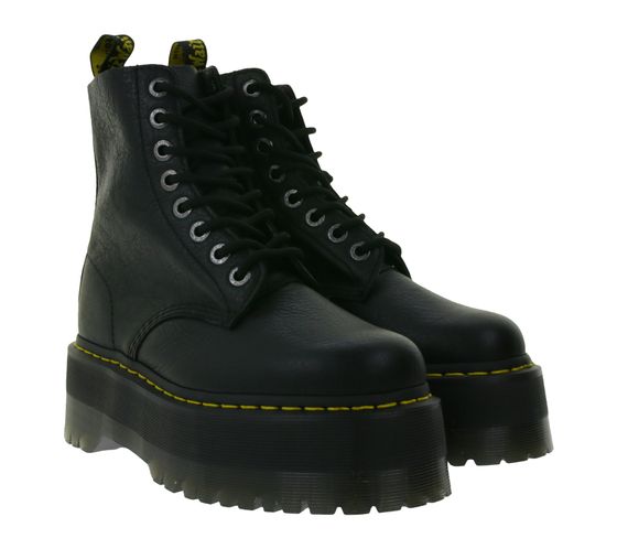 Dr. Martens 1460 Pascal Max bottes à plateforme pour femmes chaussures en cuir véritable bottes d'hiver 26925001 noir