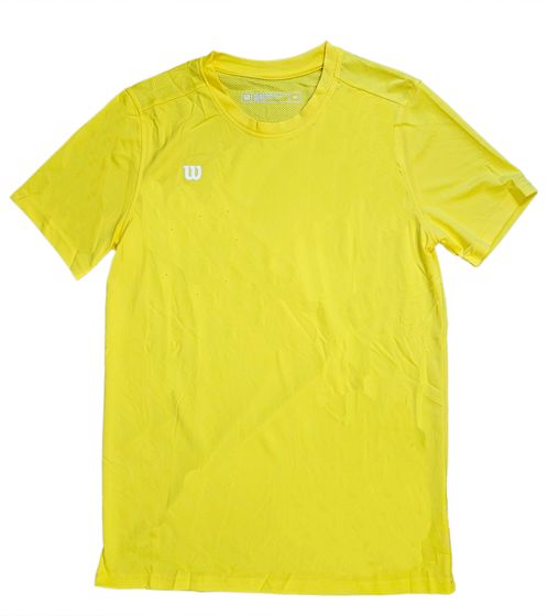 Camiseta deportiva sostenible para hombre Wilson camiseta de entrenamiento OUT-BB-M-06/40 amarillo