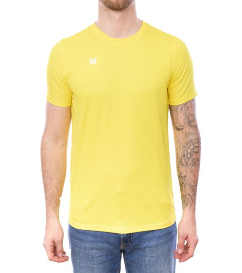 Wilson Men's Sustainable Sports Shirt Training Shirt T-Shirt Fitness OUT-BB-M-06/40 Yellow