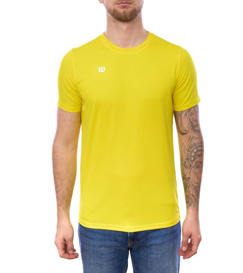 Wilson Men's Sustainable Sports Shirt Training Shirt T-Shirt Fitness OUT-BB-M-06/40 Yellow