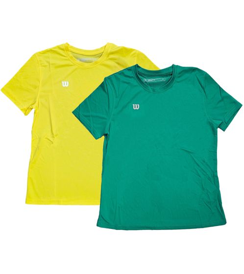 Wilson Women's Sustainable Sports Shirt Training Shirt T-Shirt Fitness OUT-BB-W-06 Yellow or Green