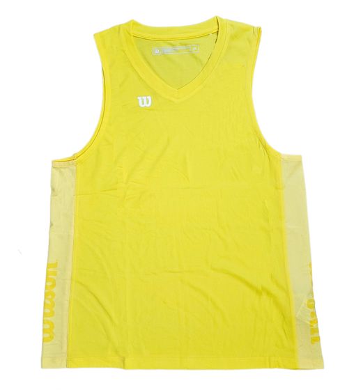 Débardeur d'entraînement durable pour hommes Wilson avec chemise de sport à col en V fitness OUT-BB-M-01/40 jaune