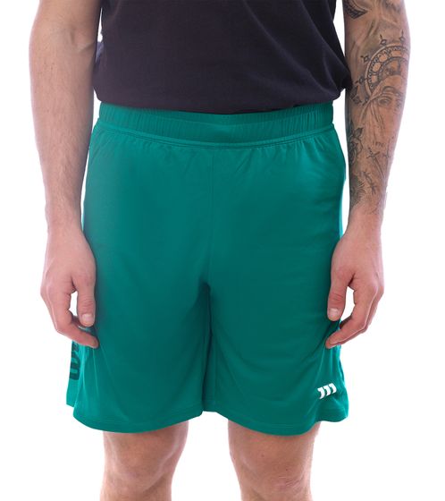 Pantalón corto deportivo sostenible para hombre Wilson, pantalón corto de entrenamiento, pantalón deportivo, fitness OUT-BB-M-03/39 verde