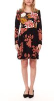 Pack of 2 Aniston Casual mini dresses, women's jersey dress with floral print 68471124 black/multicolored