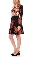 Pack of 2 Aniston Casual mini dresses, women's jersey dress with floral print 68471124 black/multicolored