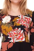 Pack of 2 Aniston Casual mini dresses, women's jersey dress with floral print 68471124 black/multicolored