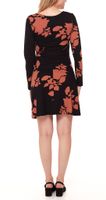 Pack of 2 Aniston Casual mini dresses, women's jersey dress with floral print 68471124 black/multicolored