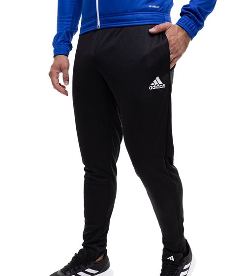 adidas Entrada 22 men's jogging pants, sustainable presentation pants with AEROREADY HC0332 Black