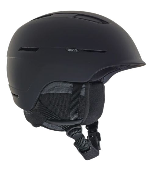 anon. Casco de esquí para hombre Invert, cómodo casco de snowboard con hebilla Fidlock 20359100037 Negro