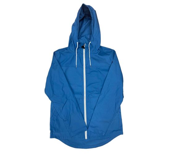 REVOLUTION Chaqueta de entretiempo para hombre con capucha, chaqueta de uso diario 7351 azul