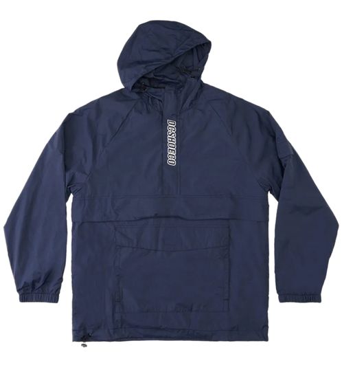 DC Shoes The Ramble Herren Windbreaker Übergangs-Jacke mit Kapuze Regen-Jacke ADYJK03154 Blau