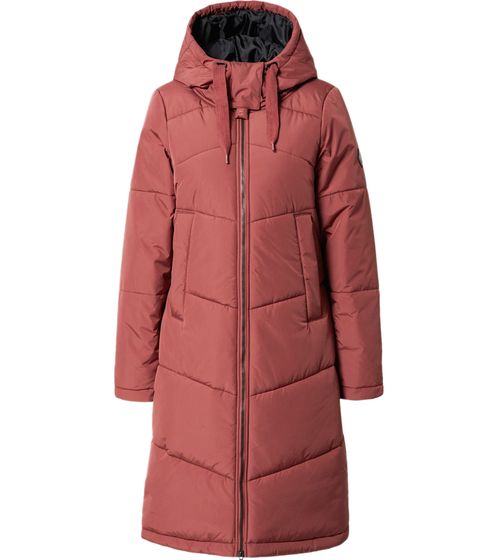 iriedaily Paddie Quilted women's winter jacket, cozy winter parka 960D110-202 wine red