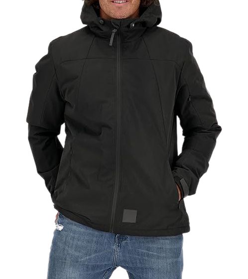 ALIFE AND KICKIN BlizzardAK Chaqueta de invierno con capucha para hombre 11025-9100-NEE Negro