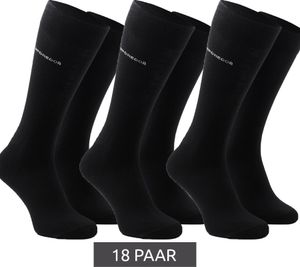 18 paires de chaussettes de loisirs McGREGOR chaussettes de travail certifiées Oeko-Tex dans un pack économique noir