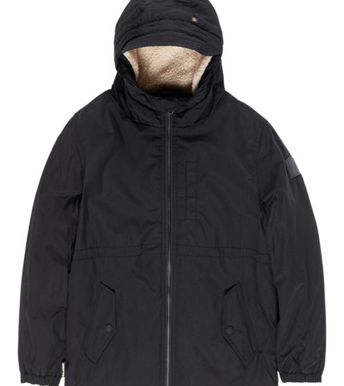 ELEMENT Stark Boy Veste d'extérieur pour enfant doublée avec capuche pour garçon L2JKA4 3732 Noir