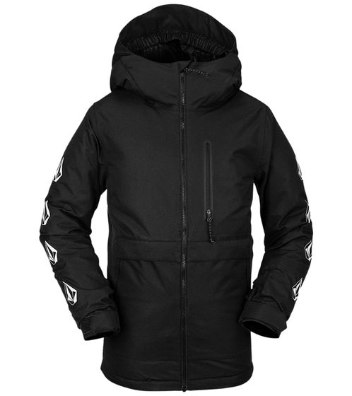 VOLCOM Holbeck boys' ski jacket with hood, snowboard jacket, winter jacket I0542101 black