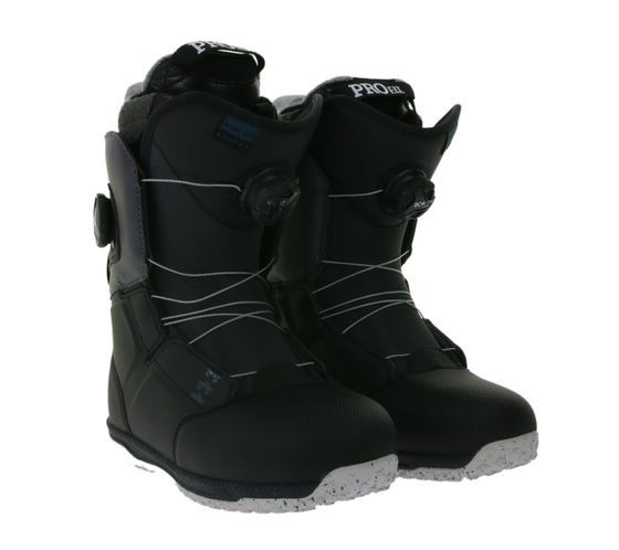 Rome Bodega Damen Snowboard-Stiefel mit BOA-Schnürsystem Wintersport-Schuhe RO.23.35.BOD.BK Schwarz