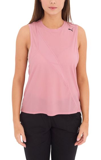 PUMA Train Pearl Mesh Tank Women's Tank Top Sports Top with dryCELL 519558 04 Pink