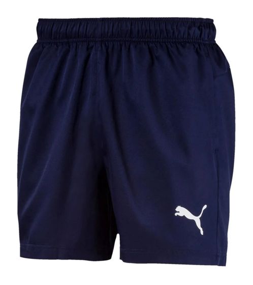 PUMA Active Woven Shorts pantaloncini da corsa da uomo pantaloni sportivi corti con pantaloni fitness dryCELL 851704 06 blu scuro