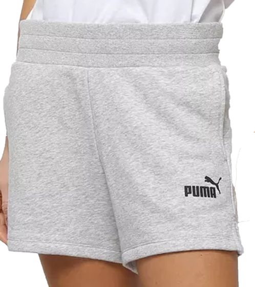 PUMA Essentials Sweat Shorts pantaloncini estivi da donna pantaloni corti in cotone 851821 04 Grigio