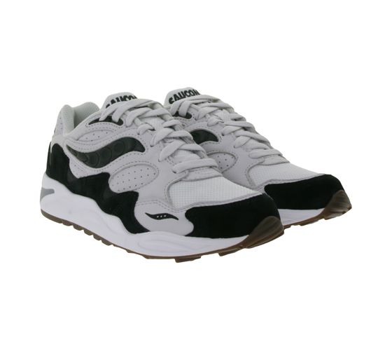 Saucony Grid Shadow zapatillas retro para mujer y hombre zapatillas cómodas S70773-3 Blanco