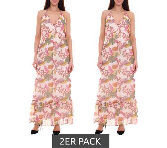 Pack de 2 vestidos largos de mujer Aniston CASUAL con estampado integral vestido de verano 46746028 colorido