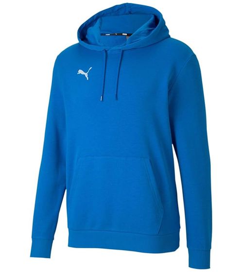 PUMA teamGOAL 23 Casuals felpa con cappuccio per bambini con tasca a marsupio maglione con cappuccio per adolescenti 656711 02 blu