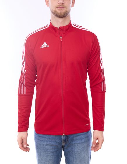 adidas TIRO 21 veste d'entraînement pour homme veste de football durable veste de sport vêtements de fitness GM7308 rouge