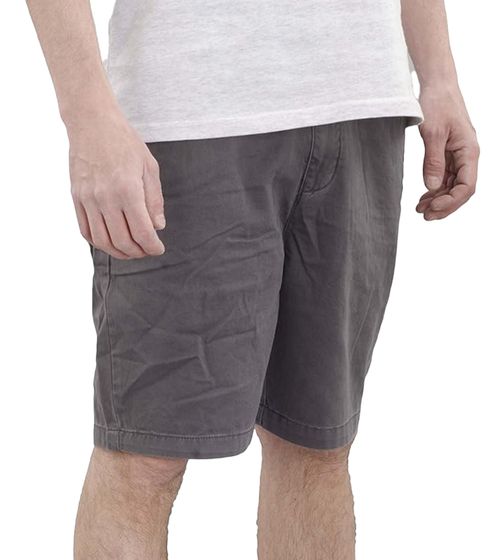 Globe Goodstock Short Chino pour Homme Pantalon décontracté avec Poches latérales GB01216001 Gris foncé