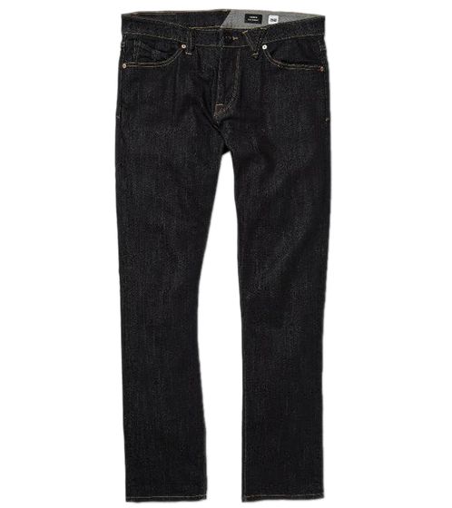 VOLCOM Vorta jean homme pantalon vintage pantalon en coton à la mode slim droit A1931501 RNS bleu foncé